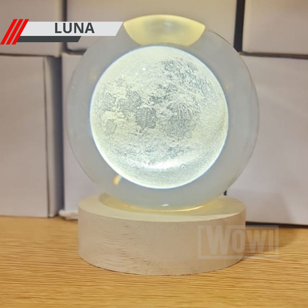 Lampara Led Bola De Cristal