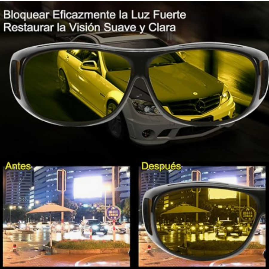 DuoVision™: 2x1 Lentes HD para Día y Noche