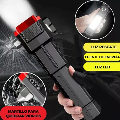 Linterna Con Martillo De Seguridad