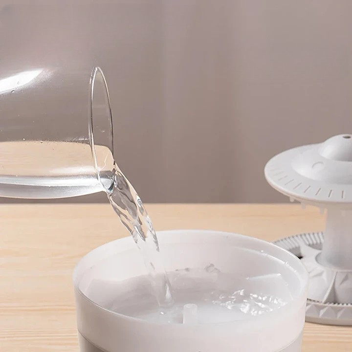 Humidificador con aromaterapia efecto lluvia