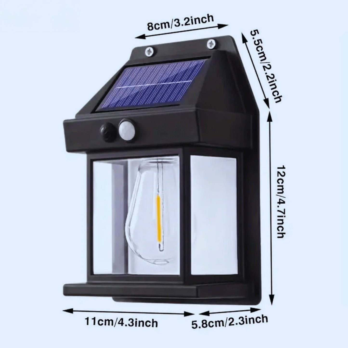 Iluminación Solar de Pared Ecológica